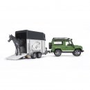 Land Rover + Pferdeanhänger und 1 Pferd