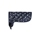 Decke -Hobby Horsing Print- navy mit Sternenmuster